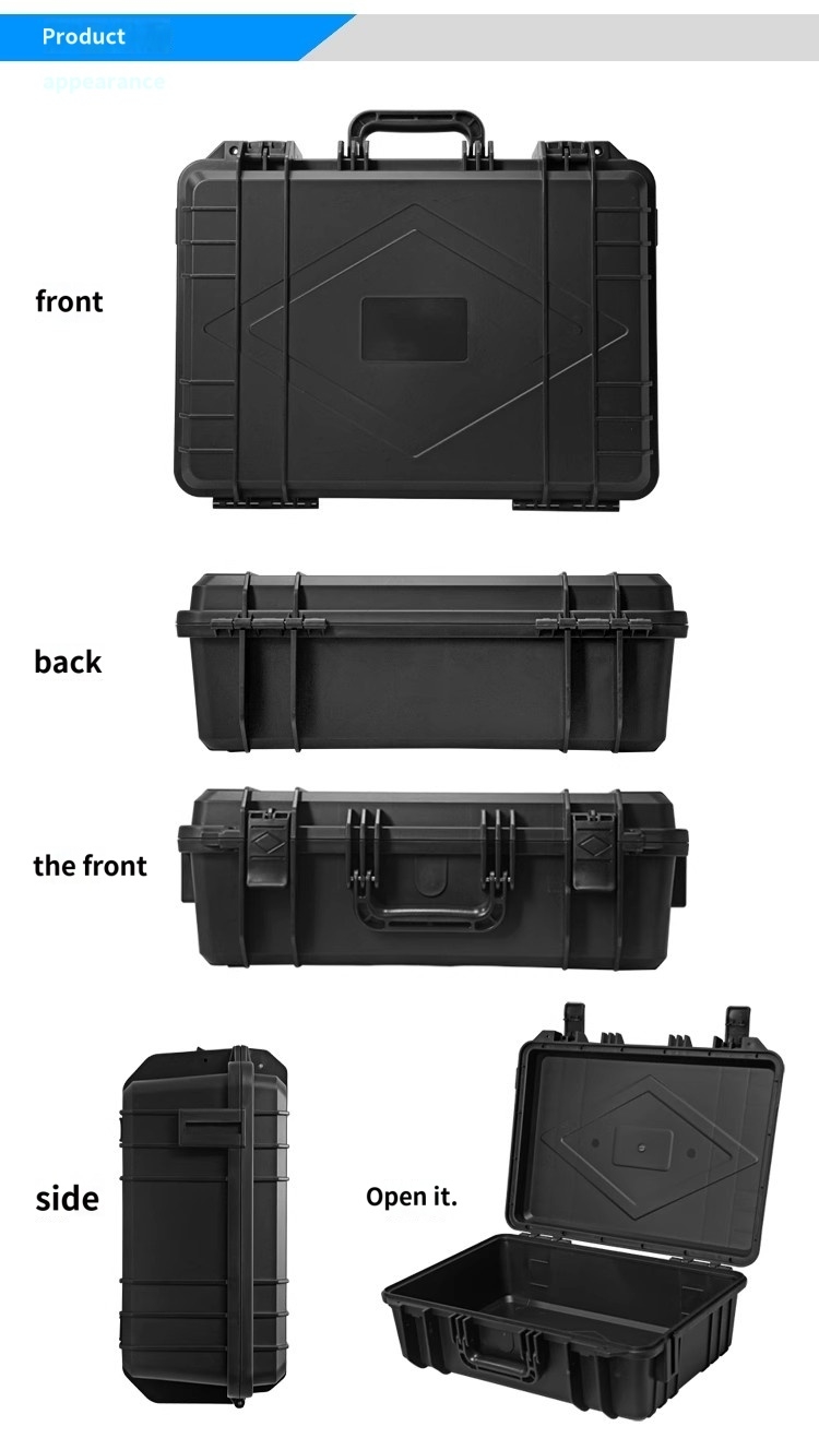 Customizable Travel Tool Box Impact Proof Hard Flight Case Convenient Use
