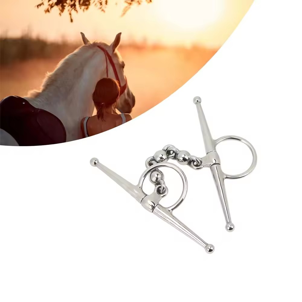 Polished Finish Stainless Steel Full Cheek Western Horse Bits for Horse Training