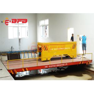 Remote Control 5t Side Dump Rail Transfer Trolley 20m/Min
