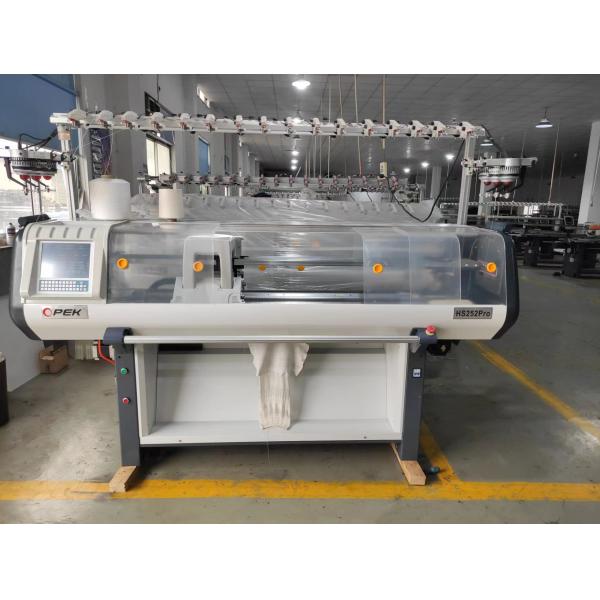 Automatic Double Knitting Method Flat Sweater Knitting Machine For Hat Production