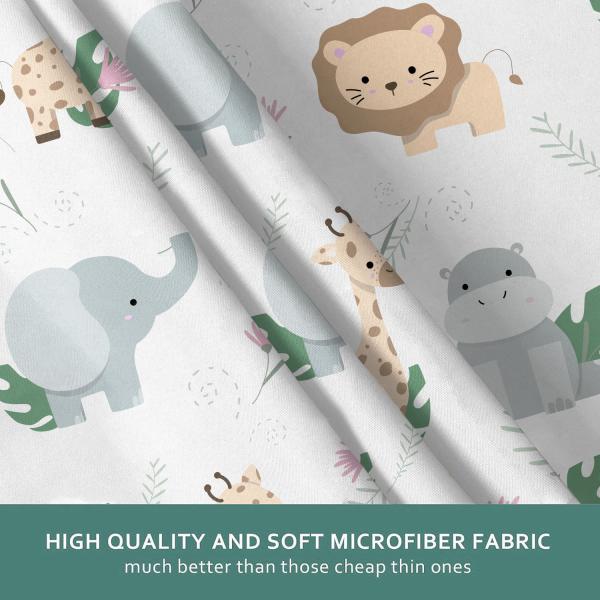 Polyester Fabric Personalized Bassinet Sheet Breathable With Parent Friendly Design
