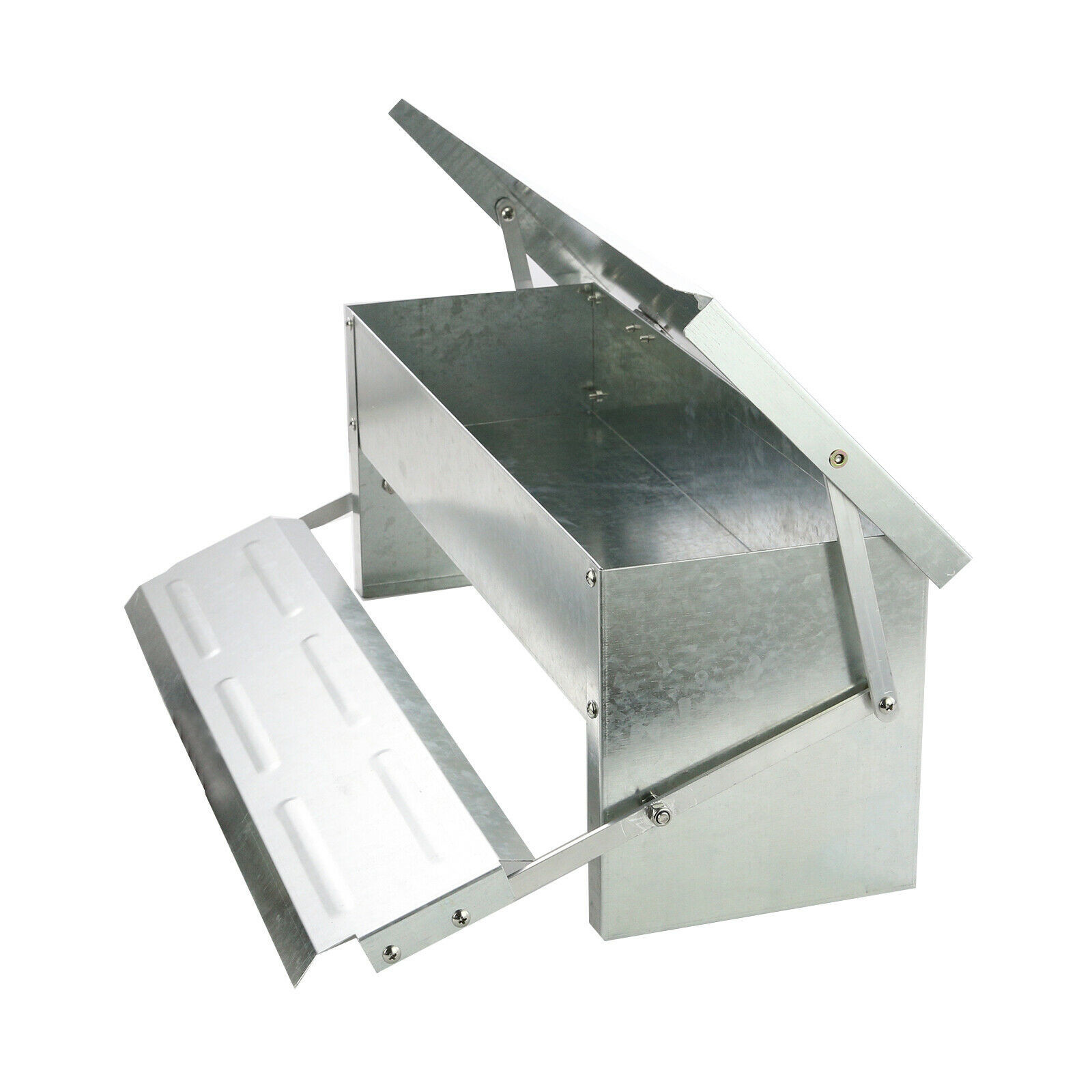 Quality 1.2mm Hot Galvanized 10.4L Automatic Timer Chicken Feeder for sale