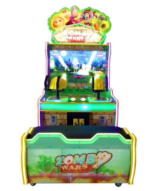 Zombywar Crazy Water Shooting Redemption Arcade Machine For Shopping Mall