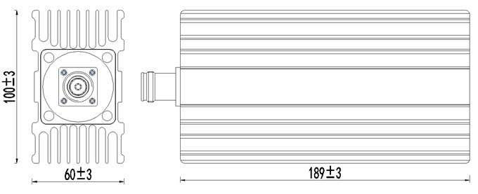 Low Pim Load 698-4000MHz 100W 4.3-10 F 5g Ibs Das
