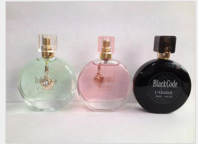 30ml Glass Sprayer Bottles Body Skincare Surlyn Cap Perfume Bottle Makup Packaging