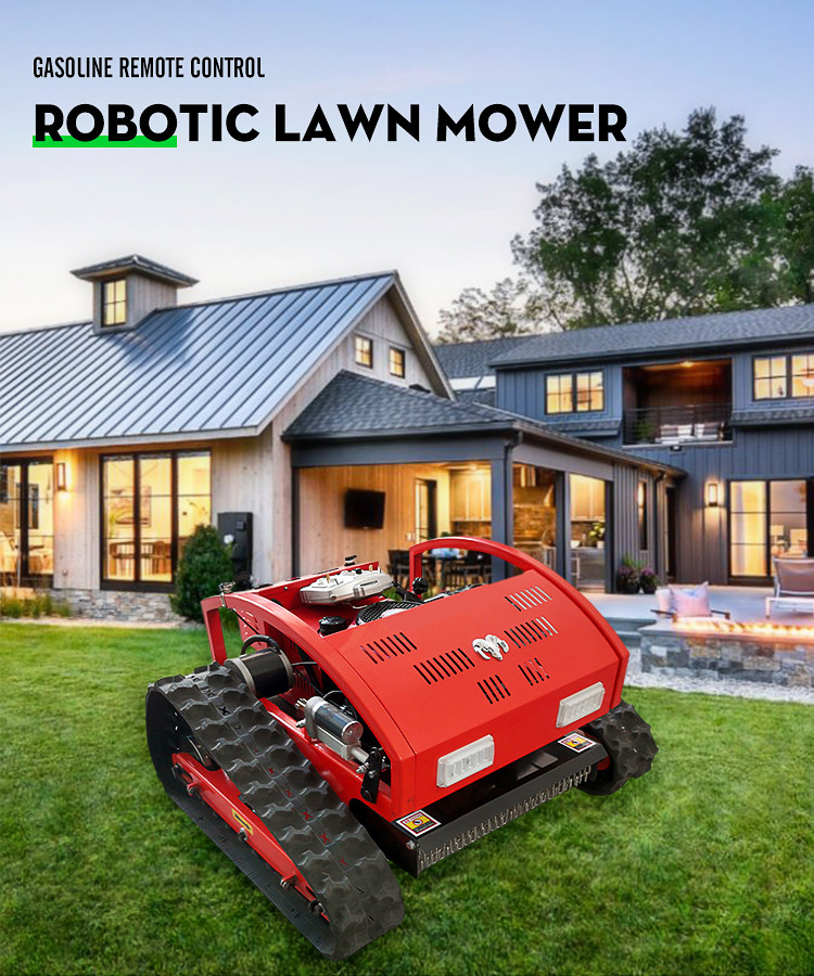 Quality Cutting Grass Mowing Robot 0.82 Acres Remote Control Mower 30mm Height for sale