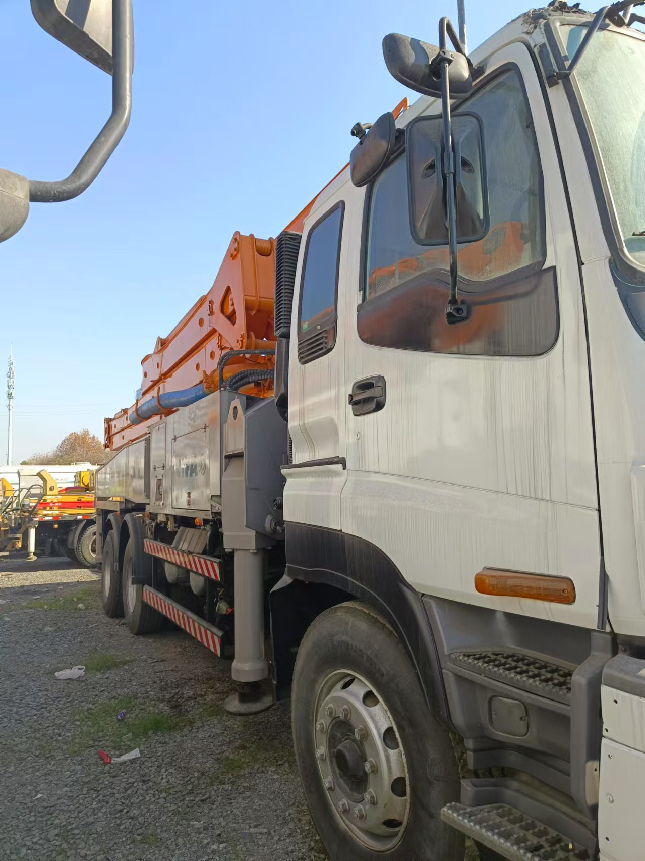 2011 Zoomlion CIFA 38m Concrete Pump Truck , ISUZU chassis Remanufactured Concrete Machinery