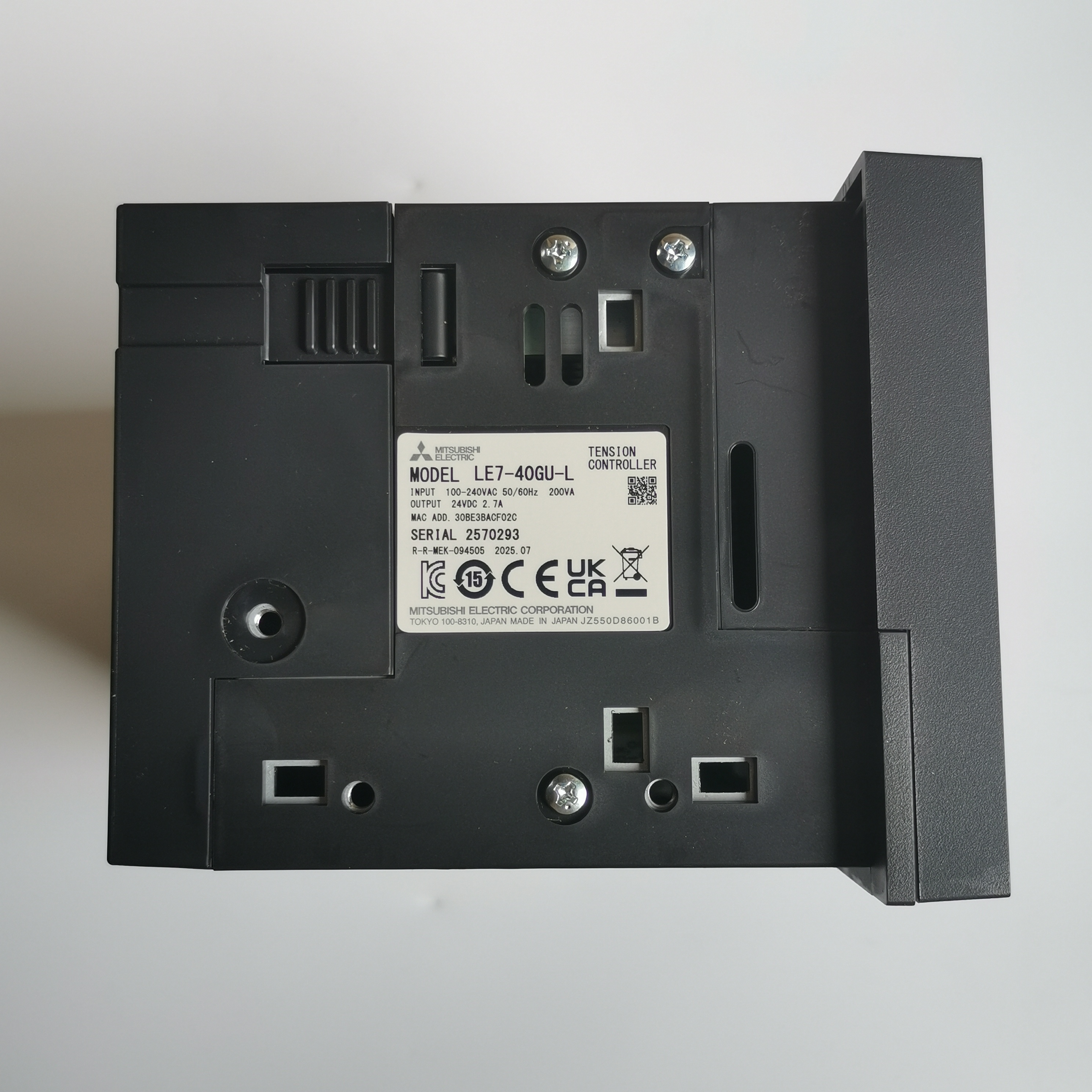 Mitsubishi controller LE7-40GU-L 100-240VAC wide voltage input tension control