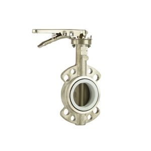 Quality Stainless Steel Valves Butterfly Valve ANSI / ASME B16.5 Wafer And Lug Style Types for sale