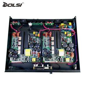 High quality 1 Unit Class-D DSP Digital Power Amplifier with display screen