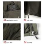 Full Sleeves Men's Rechargeable Heated Jackets Electric Warming Jacket