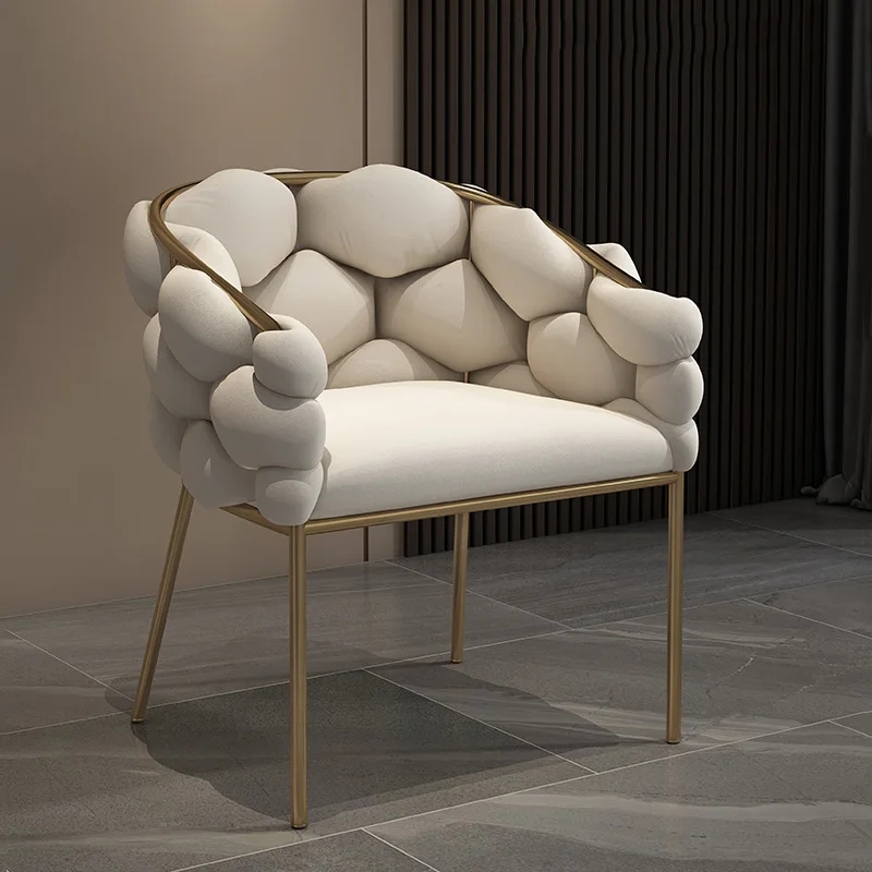 Velvet Tufted Dining Room Chairs Adjustable Beige Upholstered Dining Chairs