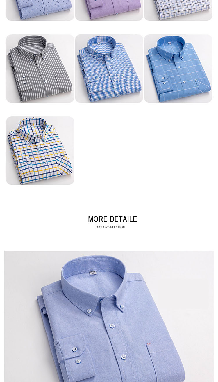 100% Oxford Cotton Summer Collection Check Shirt and Trousers for Office Dress Code