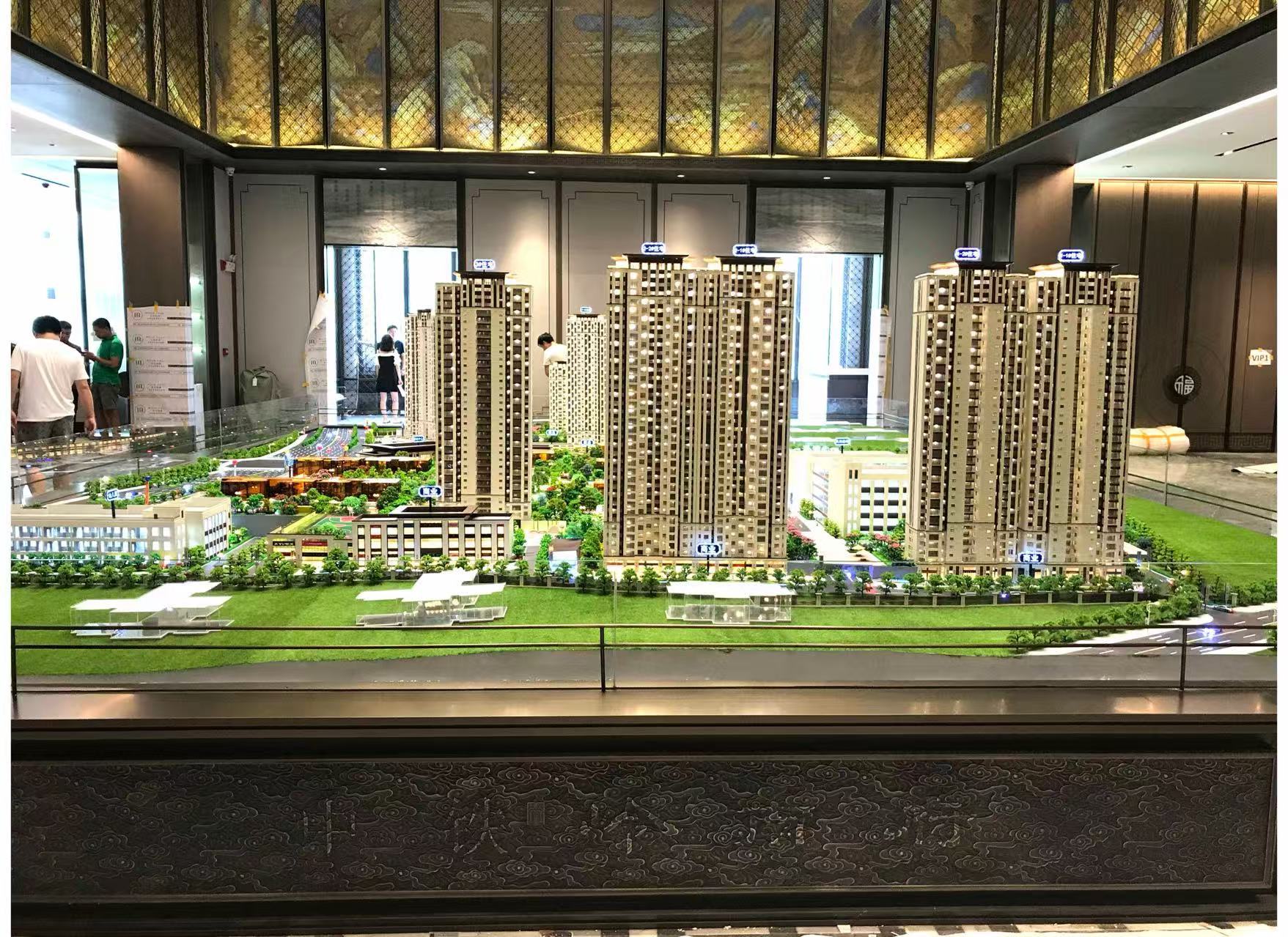 Modern Architectural Model Office Building Scale Model 1:100 Accurate