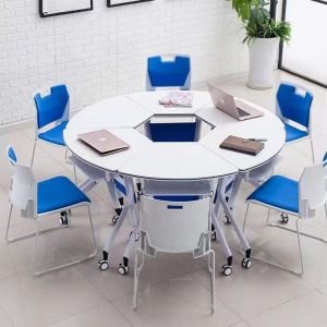 Customizable Folding Training Hexagonal Combination Table for Multifunctional