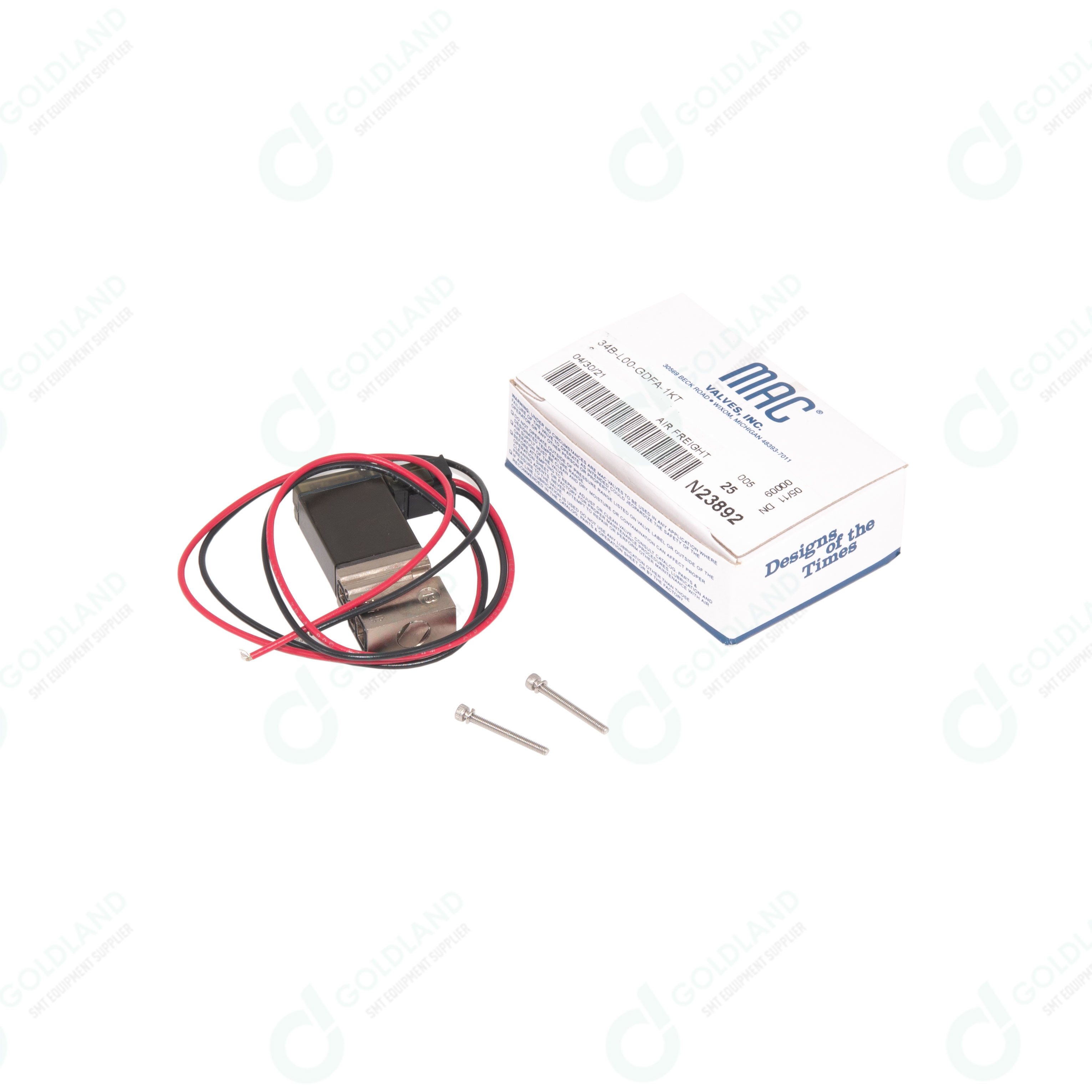 Quality 34B-L00-GDFA-1KT Samsung Hanwha SM482 MAC Valve Smt Machine Spare Parts for sale