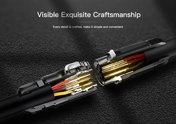 CNLINKO 3 Pin Male Female Industry Application Power Waterproof Connectors 3 Phase Plug System Connector