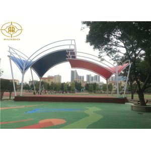 Quality Large Space Tent Structure Architecture Heat Resistant Tension Fabric Building for sale