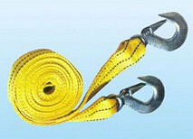 Polyester Webbing Tow Straps With Hooks