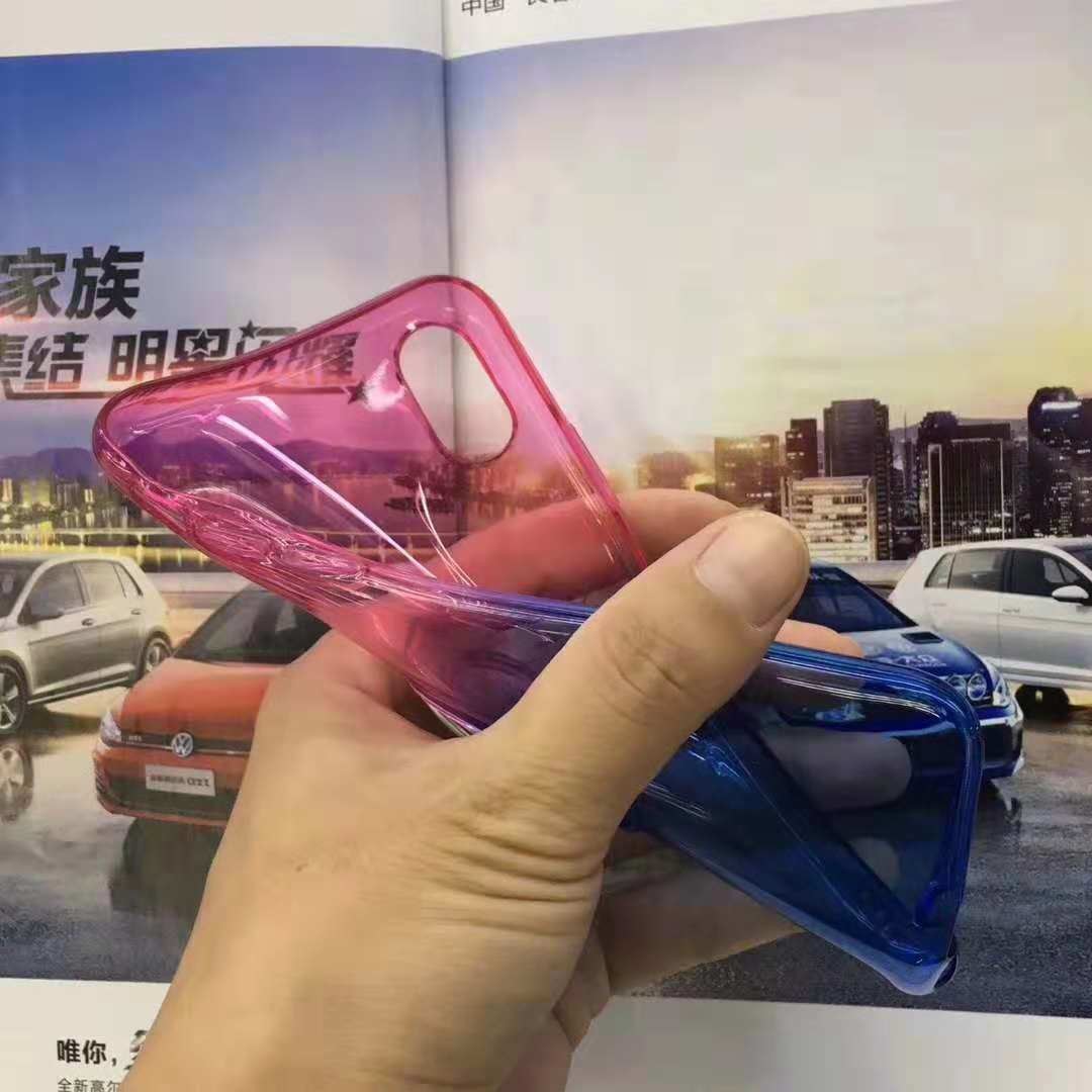 Double Color Gradient Ring Magnetic Car Mount Holder Soft TPU Case Back Cover For Oppo F5/A73/A79 R11S plus A5/A3S FINDX