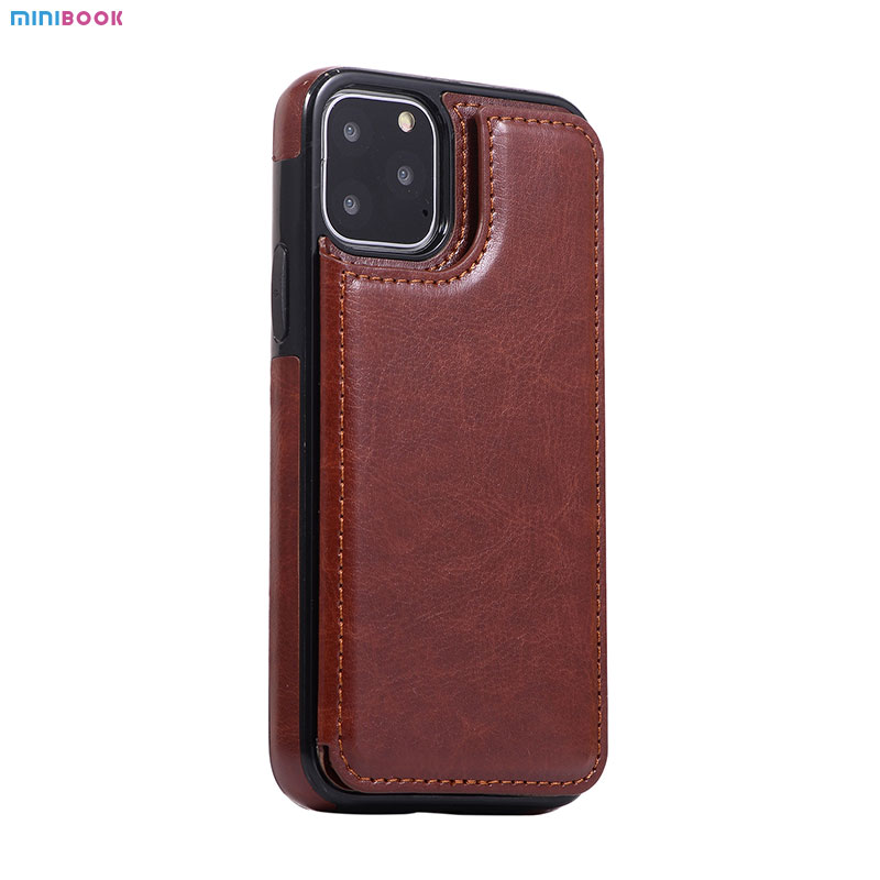 2023 Iphone 12 Pu Leather Wallet Case With Card Pockets Back Flip Cover For Iphone 13 Pro Max