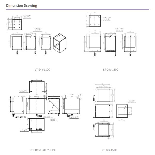 Clear Imaging C Series Coaxial Lights For Industrial Illumination 24V/51.84W