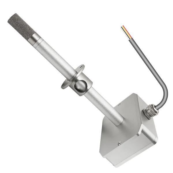 FG7010 temperature and humidity sensor pipeline transmitter with high-temperature resistant wall mounted threaded metal casing