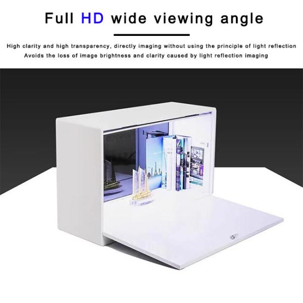 Retail And Brand Promotion Transparent LCD Screen Custom 1920x1080 6ms Response Time