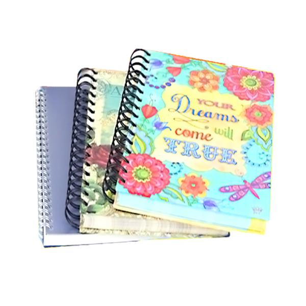 Lined Paper Type Spiral Hardcover Notebook in Customized Colour and Elegant Style for Business Meetings