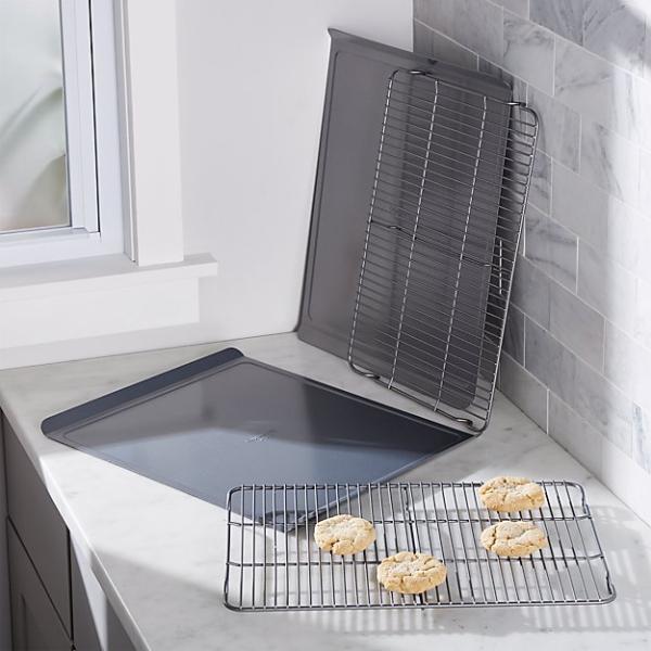 RK Bakeware China Full Size 18X26 Inch Commerical Aluminium Cookie Sheet Baking Tray