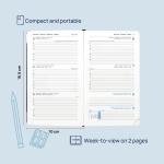 FSC Vertical Small Academic Planner With Weekly Monthly Overviews