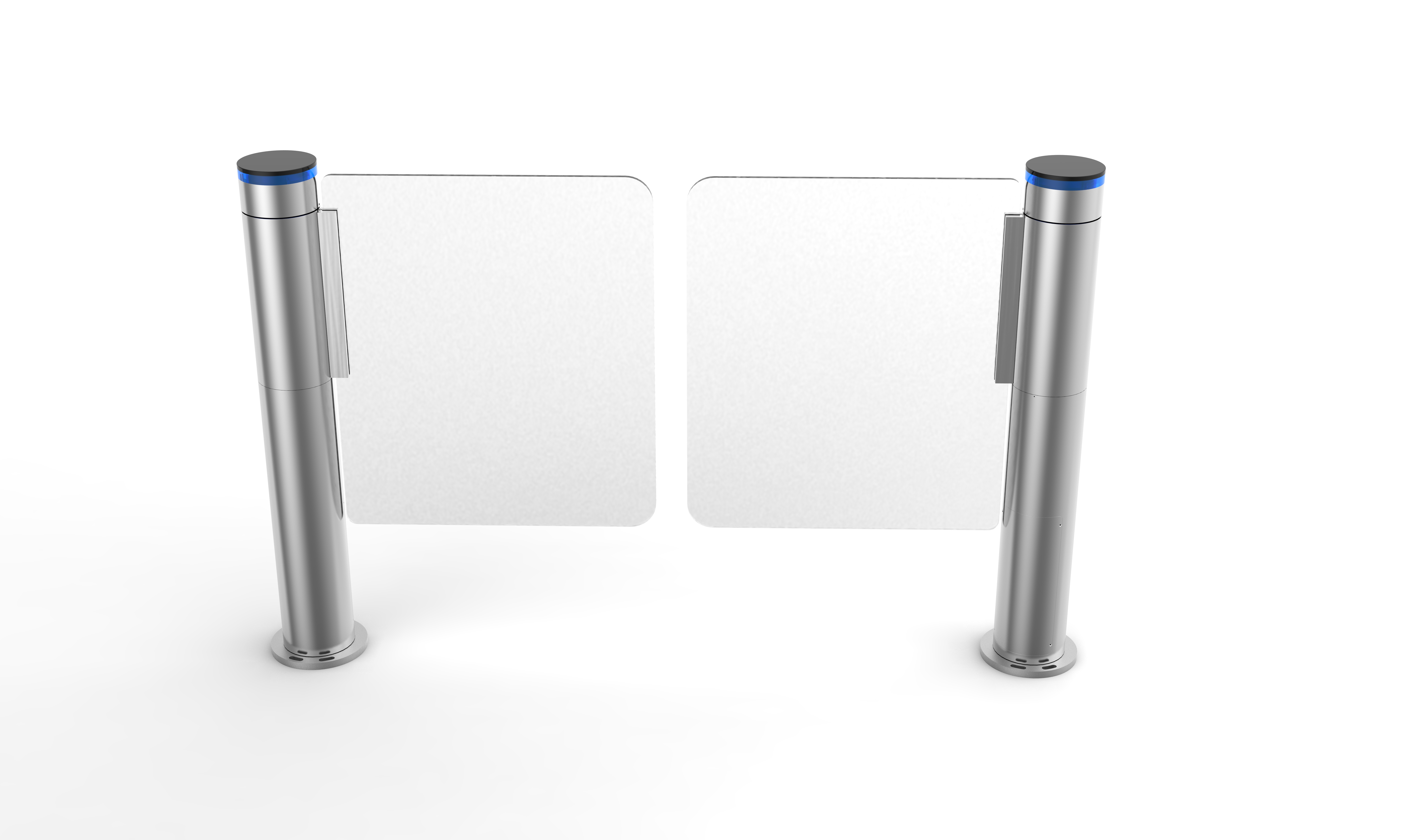 141mm Diameter Cylindrical Swing Speed Gate with 304 Stainless Steel Construction for Rapid Access Control