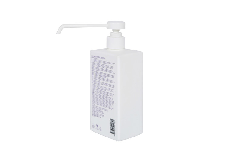 500ml Hand Sanitizer Round Shape HDPE Bottle PP Pump Skincare Packaging UKH11