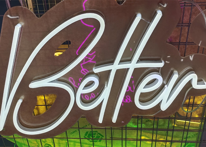 12VDC 200cm EU Plug Custom Neon Signs For Supermarket
