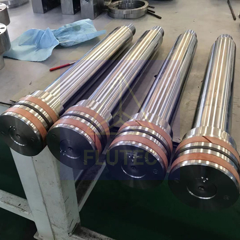 Carbon Steel Hydraulic Cylinder Piston Rod Double Acting ISO9001 Approved