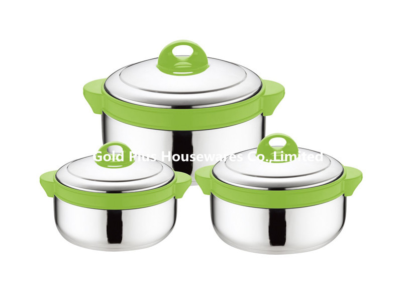6pcs Energy-saving bakelite handle food stainless steel cooking pot kitchen food warmer pot for customized