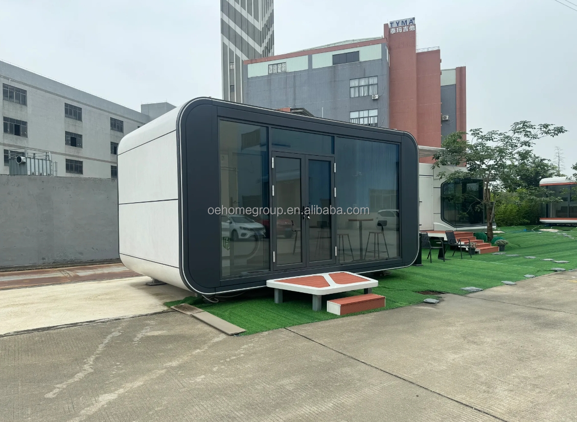 Spain Hotel Space Capsule House 5 Star Steel Buildings Space Capsule Container Houses Commercial House Space Capsule