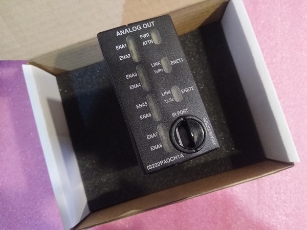 GE IS220PAOCH1A Mark VIe Analog Output Module 0-20 mA, up to 900 Ω PLC Module