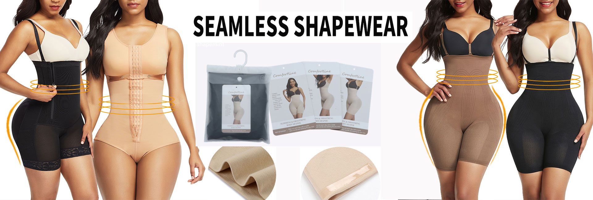 Lead Time 1-3 Days Payment Made Women's Seamless Bra Panty Shapewear Shapers S-3XL