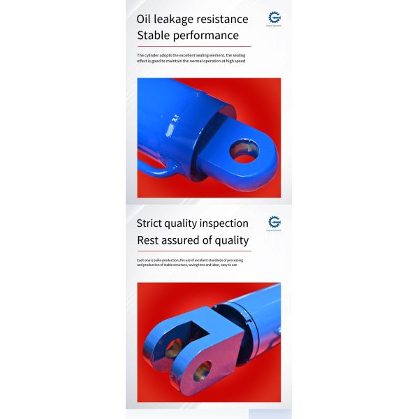 56mm Rod Diameter 16MPa Telescoping Hydraulic Cylinders For Mining Dump Trucks
