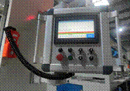 Thick sheet vacuum forming machine