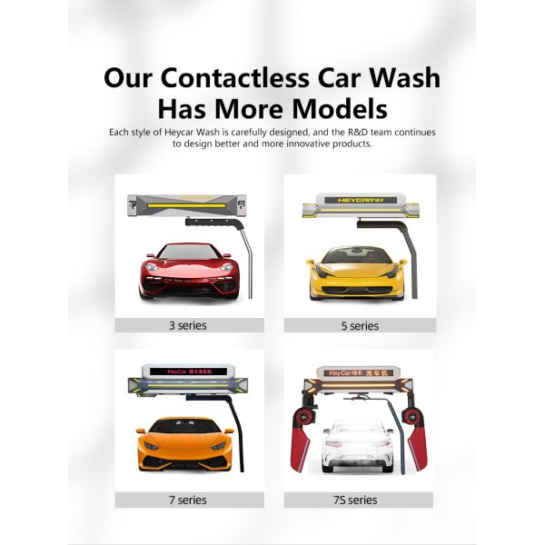 Cleaning High Pressure Brushless Jet Car Washer Wash Machine Automatic Contactless Car Wash Machine 360 Touchless Car Wash Equipment