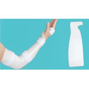 Quality Precut Custom Thermoplastic Splint White Elbow And Wrist Splint for sale