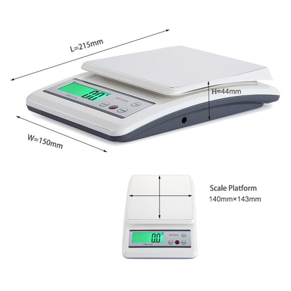 10kg 0.1g WH-B20 Digital Counting Weighing Scale for Food Weight Measuring Tare Auto-off Function by Weiheng