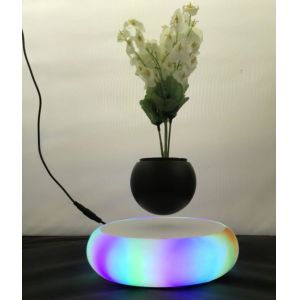 Quality led light magnetic floating levitaet bottom air bonsai pot planter for sale