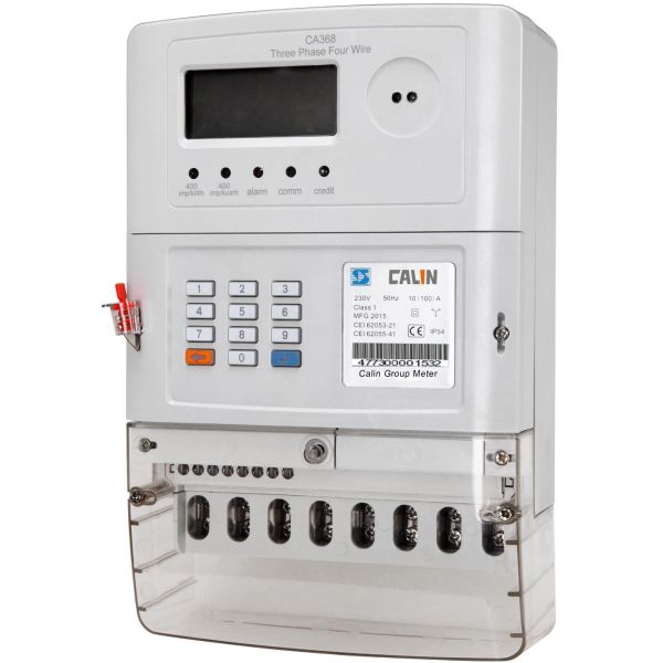 NEMSA Certified Prepaid Electricity Meter with 60/80/100A Max Current and 15 Years Lifespan Smart Keypad Meter