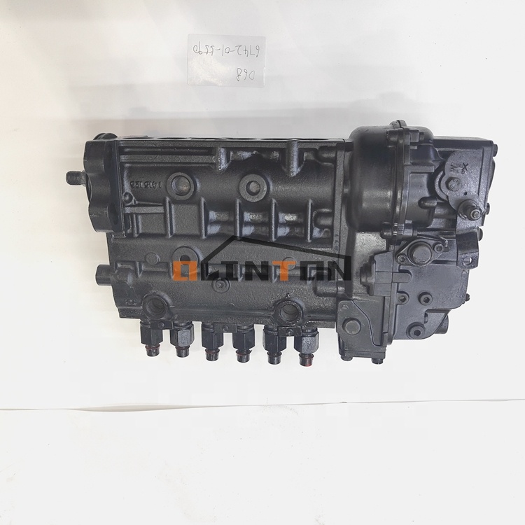 S6D114E Injection Pump Assy 6742-01-5590 6742015590 for Komatsu Excavator Spare Parts