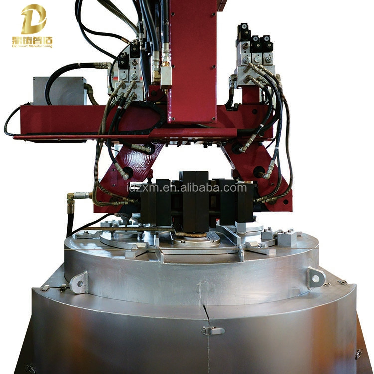CE Approved Two Manipulators Low Pressure Die Casting Machine For Brass Faucet
