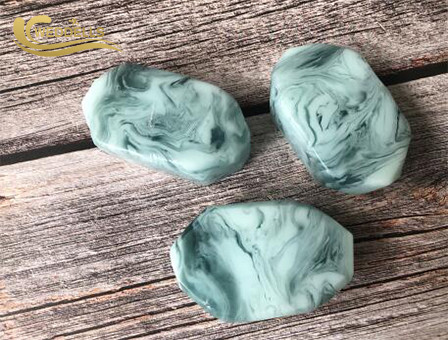 Organic Gemstone Soap Custom Rock Soap Bath Artisan Handmade Natural Whitening