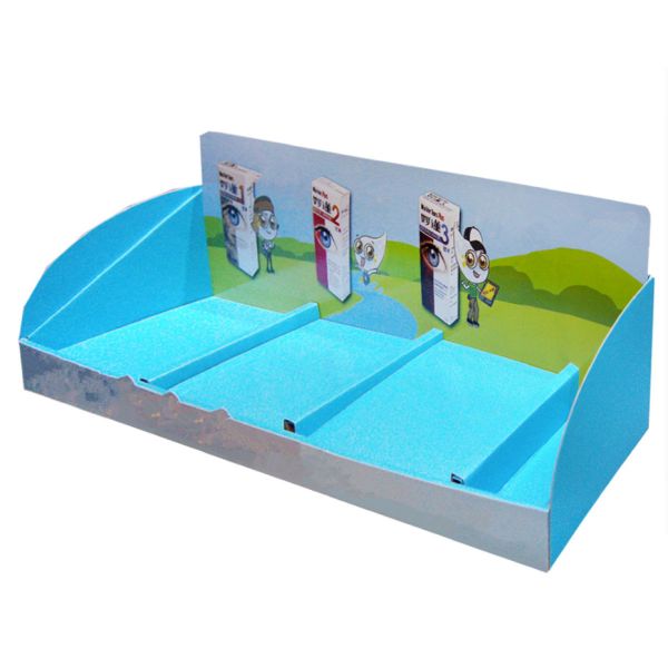 Supermarket Cardboard Display Boxes Customized Heat Insulation